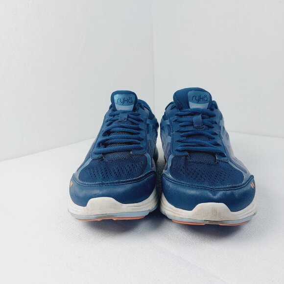 Ryka Women's Navy Devotion Plus 3 Lace-Up Low Top Walking Sneakers Size 9W - Picture 3 of 13